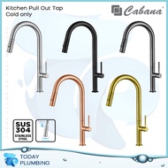 Cabana CB889SS BL GM RG GY Kitchen Pull Out Cold Tap Matte Black Rose Gold Gun Metal