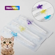Disposable IV Cannula Intravenous Injection Catheter with Wings 22G 24G 26G Veterinary Small Winged 
