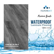 FLOORBIT Waterproof Wooden Laminate Flooring 5mm Premium Grade (FB-508-V/5mm/AC3/10 Panels/box) Buat