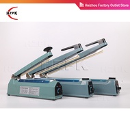 HZPK 300mm Iron Body Heat Impulse Sealing Bag Manual Sealer Small Home Kitchen Machine Packing Machi