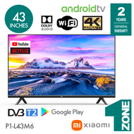 Xiaomi MI 43" 4K UHD HDR Android TV P1 Series - Model: L43M6