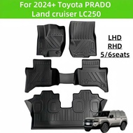For 2024+ PRADO Land cruiser LC250 LHD/RHD TPE Car Floor Mat