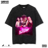 Fiego BLACKPINK DEADLINE JUMP | Premium Stonewash Oversize T-Shirt | Oversize TShirt