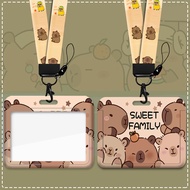 Kapibara Name Tag Bus Card Horizontal Version ID Meal Card Work Card FT53