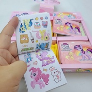 Grab Little Pony Pony Doudou sticker material Book Cut-free High-value Cartoon Handmade Children's G