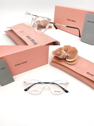Kacamata Wanita Miu Miu tortoise shell Cat Eye Frame kacamata TR90 Miu Miu dengan gaya Fashion Styli