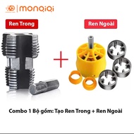 Plumbing internal and external threading tools, Plastic pipe threading tools