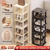 📣LOWEST PRICE📣Shoe Rack Multi-layer Folding Narrow Shoe Rack Plastic Simple Shoe Rack Organizer Shel