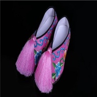Xiuhe Clothing Wedding Shoes Chinese Embroidered Shoes Red Opera Colorful Shoes Female Huadan Singin