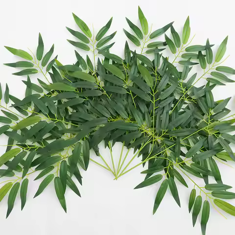 Simulated bamboo branches, fake trees, plastic branches, bamboo poles, garden single branches, small