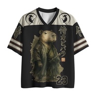 2026 Tokyo Japan Fun 3DV Neck Sports Fitness T-shirt for Men and Women, Children's Parent Child Wear