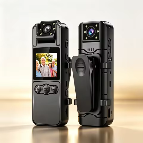 8K Mini Body Camera Audio Video Recording Police Wearable Body Worn Portable Personal Camcorder Acti