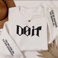 Hoodie Sweater Do It Stray Kids Unisex Premium Oversize Korean Style Sweater Crewneck SKZ Do It Bang