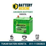 [Installation Available] 55D23L 55D23 Amaron Go Car Battery Bateri Kereta | Proton Exora Preve Toyot