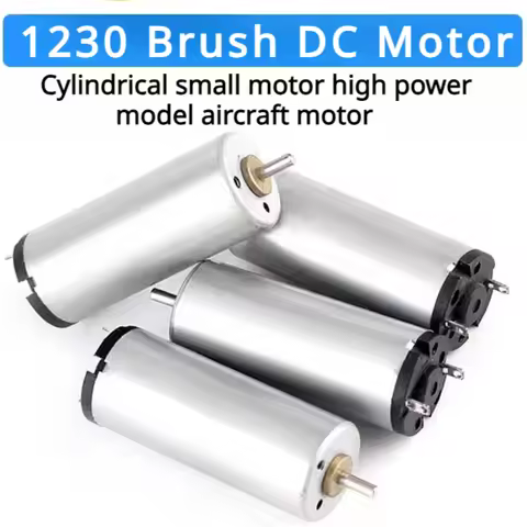 1pcs High power model aircraft motor 12mm*30mm Mini1230 Round Cylinder Motor DC 3V-4.5V 18500RPM-240