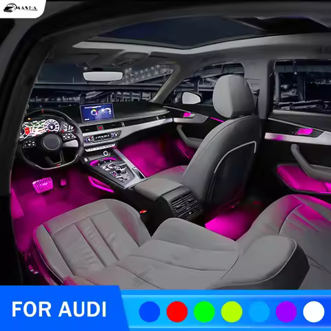 Car Footwell Lights For Audi A1 8X A3 8V 8Y A4 B8 B9 A5 8T A6 C6 C7 C8 A7 A8 D3 D4 D5 Q2 Q3 8U F3 Q5