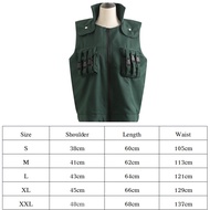 《918》Anime Naruto Hatake Kakashi Cosplay Costume Adult Men Ninja Konoha Uniform Suit Vest Shirt and