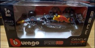 Bburago 1:43 F1 Red Bull 2022 Max Verstappen RB18 一級方程式 大獎賽 紅牛 威少 普通版