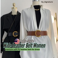 VP Celebrity C 4.8cm big wide thick Belt women belt woman Black brown belt Ikat tali Pinggang peremp