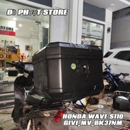 COMBO Kappa BK37NM Tank (37L) & Baga MV Givi Fits Standard Zinc Wave S110 Car - Genuine Givi Dong Na