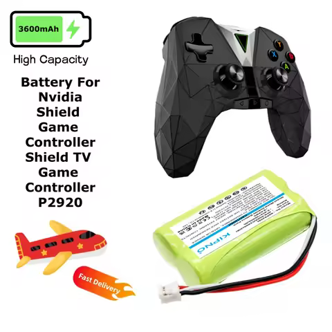 KIPNO 3600mAh Battery For Nvidia HFR-50AAJY1900x2(B) HRLR15/51 Shield Game Controller Shield TV Game