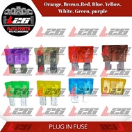 1PC Medium Size STANDARD Car Auto Blade Fuse 2A 3A 5A 7.5A 10A 15A 20A 25A 30A 35A 40A L26AUTOPARTS