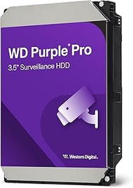 Western Digital 8TB WD Purple Pro Surveillance Internal Hard Drive HDD - SATA 6 Gb/s, 256 MB Cache, 