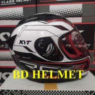 KYT RC 7 #14 WHITE - BLACK - RED