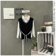 Gta GTA <BAE SUZY VEST - Women's Knitting ROMPI Front Rope