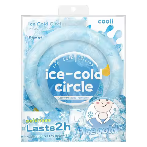 Neck Cooling Tube Wraps Ice Ring Neck Cooler Personal Ice Pack Wrap for Hot Weather Gel Reusable Wea