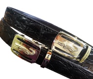 Cool Genuine Crocodile Belt And Buckle