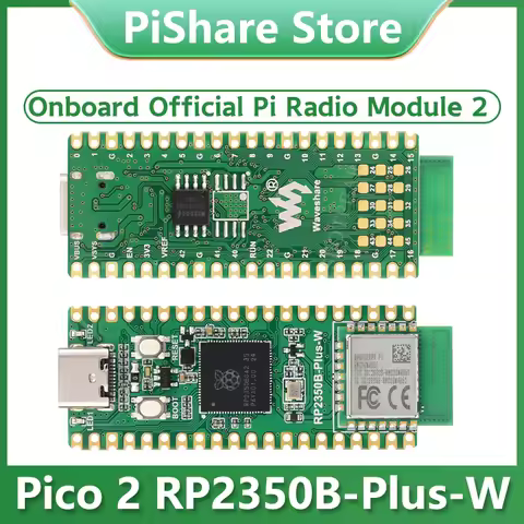Raspberry Pi Pico 2 RP2350 Development Board RP2350B-Plus-W WiFi Bluetooth Radio Module 2