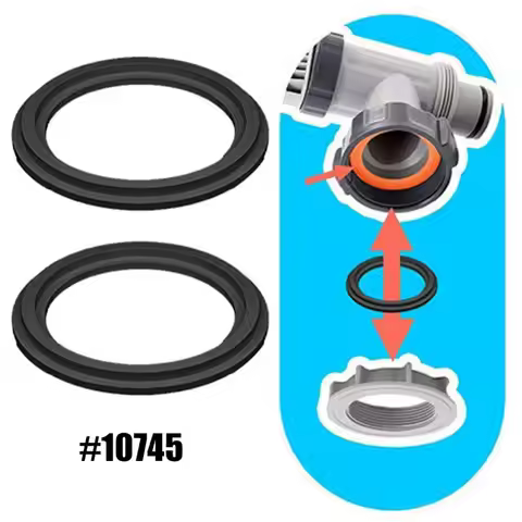 6Pcs/Set Durable 10745 10262 10255 Pool Rubber Washer 25076RP Rubber O Ring Seal Black Rubber Gasket