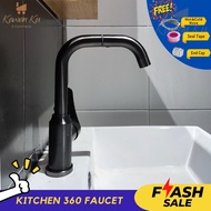 304 Kitchen Faucet Double 360 Rotate Mixer Tap Sink Faucet Bathroom Basin Pipe Tap Brass Sinki Paip 