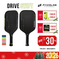 Facolos Drive Swift Standard pickleball racket (16MM) the 3-layer carbon face enhances elasticity