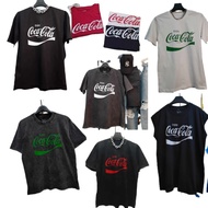 เสื้อยืดฟอกวินเทจ ลายcocacola