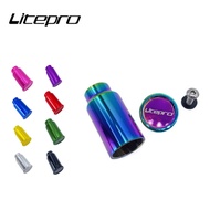 Litepro Bicycle Front Fork Quick Release Lamp Holder For Birdy Bike Gopro Sports Camera Rack Aluminum Alloy Clip