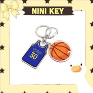 Nba Basketball Player acrylic Keychain kobe james jordan