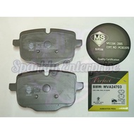 REAR BRAKE PAD WVA24703 BMW 5 SERIES F10 F11 F07 550I , 640I , 650I , M COUPE