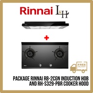 [BUNDLE] Rinnai RB-2CGN Induction Hob and RH-S329-PBR Cooker Hood