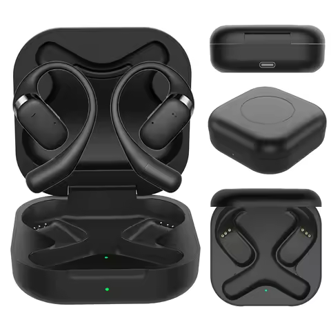 Replacement Charger Case Cover 600mAh Battery Charging Box for Shokz OpenFit T910 Open Ear Headphone