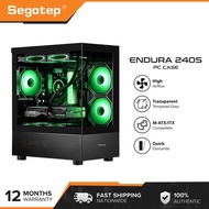 Segotep Endura 240S PC Case (M-ATX / ITX Supported) (Cooling Fans, GPU &amp; Motherboard not Included)