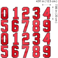 Letter Decor Iron on Numbers T Shirt Heat Transfer Numbers Jersey Numbers 20pcs Iron on Numbers for 