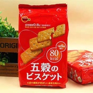 Bourbon GOKOKU HEALTY BISCUITS-3027 Japanese Natural Yeast Soda Cake JAPAN