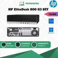 PC i7 HP EliteDesk 800 G3 SFF Intel Core i7 (7th Gen) / 8GB RAM / 240GB SSD / Win 11 Pro (Refurbishe