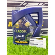 ORIGINAL MANNOL CLASSIC 10w40 MANNOL ENGINE OIL MINYAK ENJIN MANNOL FULLY SYNTHETIC FULL SINTETIK MA