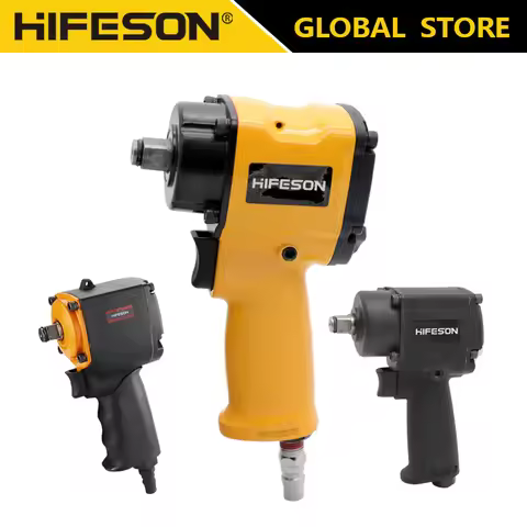 HIFESON 1/2 Air Wrench High Quality Mini Pneumatic Impact Wrench Car Repairing Impact Wrench Tools A