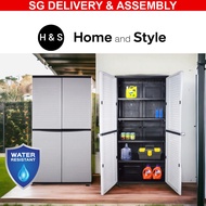 [SG Seller] Water Resistant Multipurpose Outdoor Cabinet | Utility Storage Outdoor Balcony Plastic Cabinet