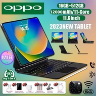ใหม่ 100% OPPQ M18 แท็บเล็ต 11.6นิ้ว RAM12G ROM512G แท็บแล็ตของแท้ Android12.0 Tablet Wifi 4G/5G หน่วยประมวลผล 11-core หน้าจอ แท็บเล็ต Full HD 12000 mAh