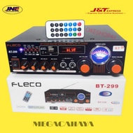 Power amplifier karaoke fleco amply karaoke rumahan amplifier